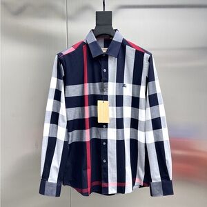 Burberry Men’s M Size Classic Check Long - Sleeve Shirt